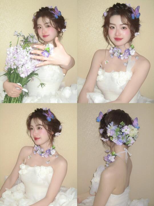 像花一样往春天里赶🌸 春日新娘