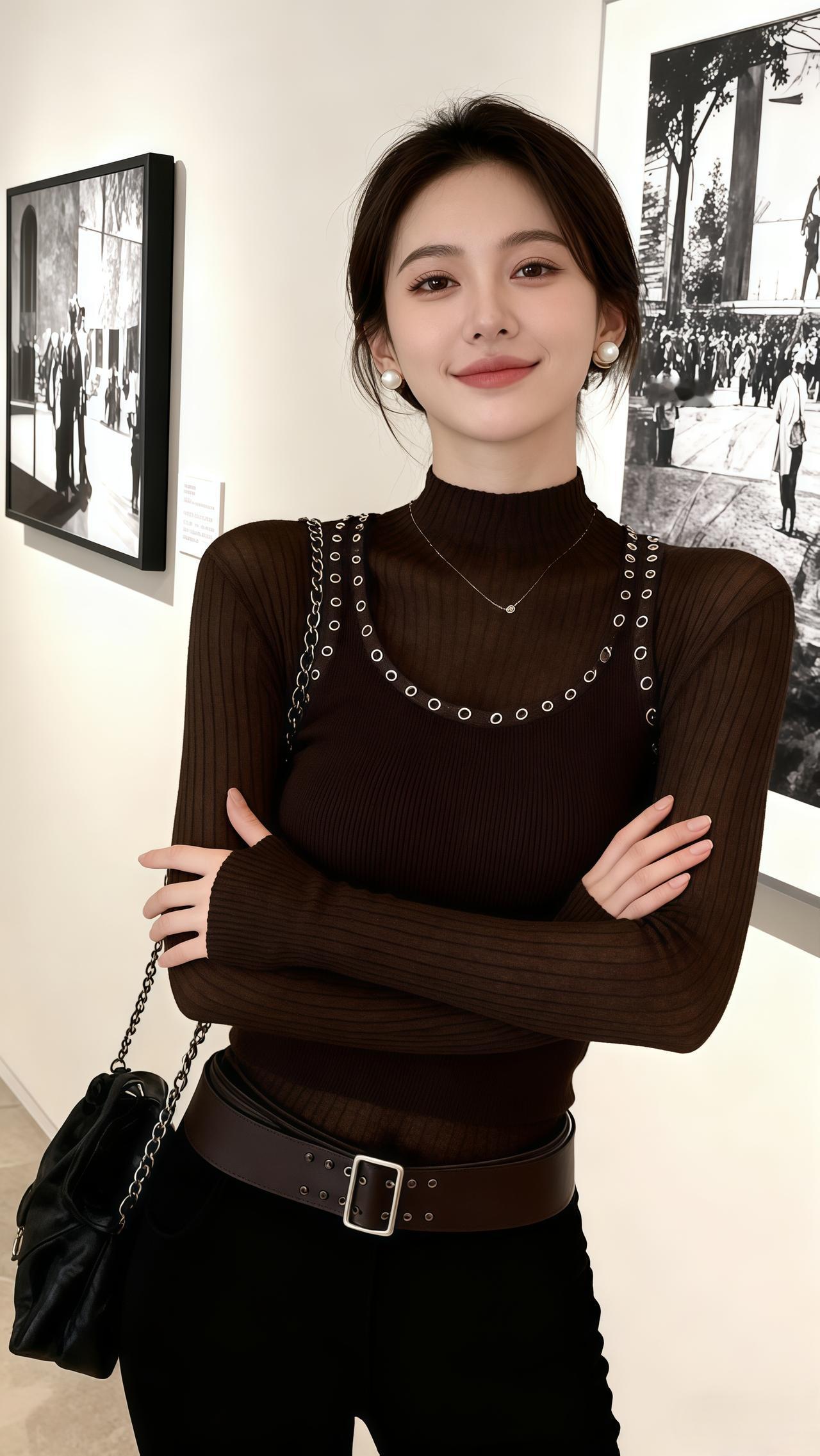 气质御姐 御姐风穿搭  毛衣 高级感穿搭韩系穿搭