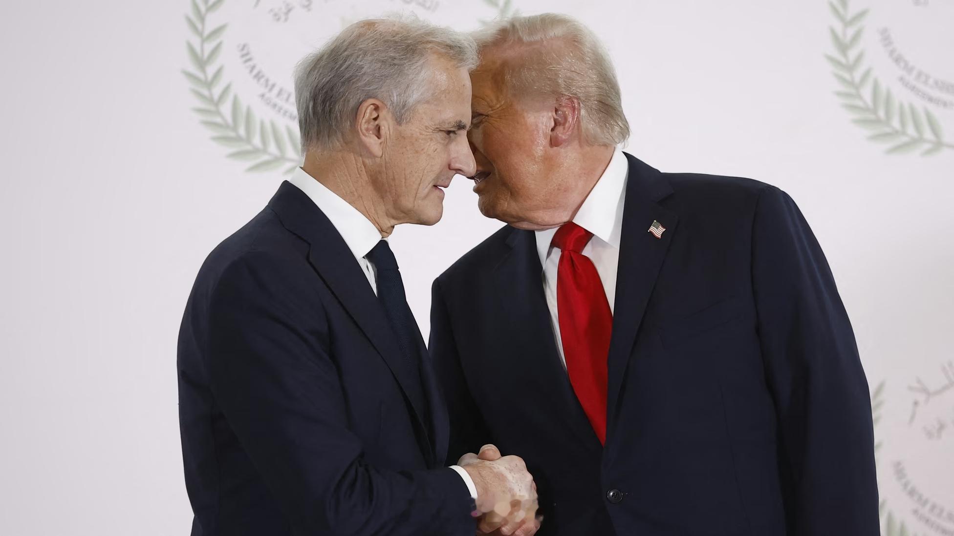 再谈川普写给挪威总理的信 川普写了一封极具争议的信给挪威总理乔纳斯·加尔·斯特勒