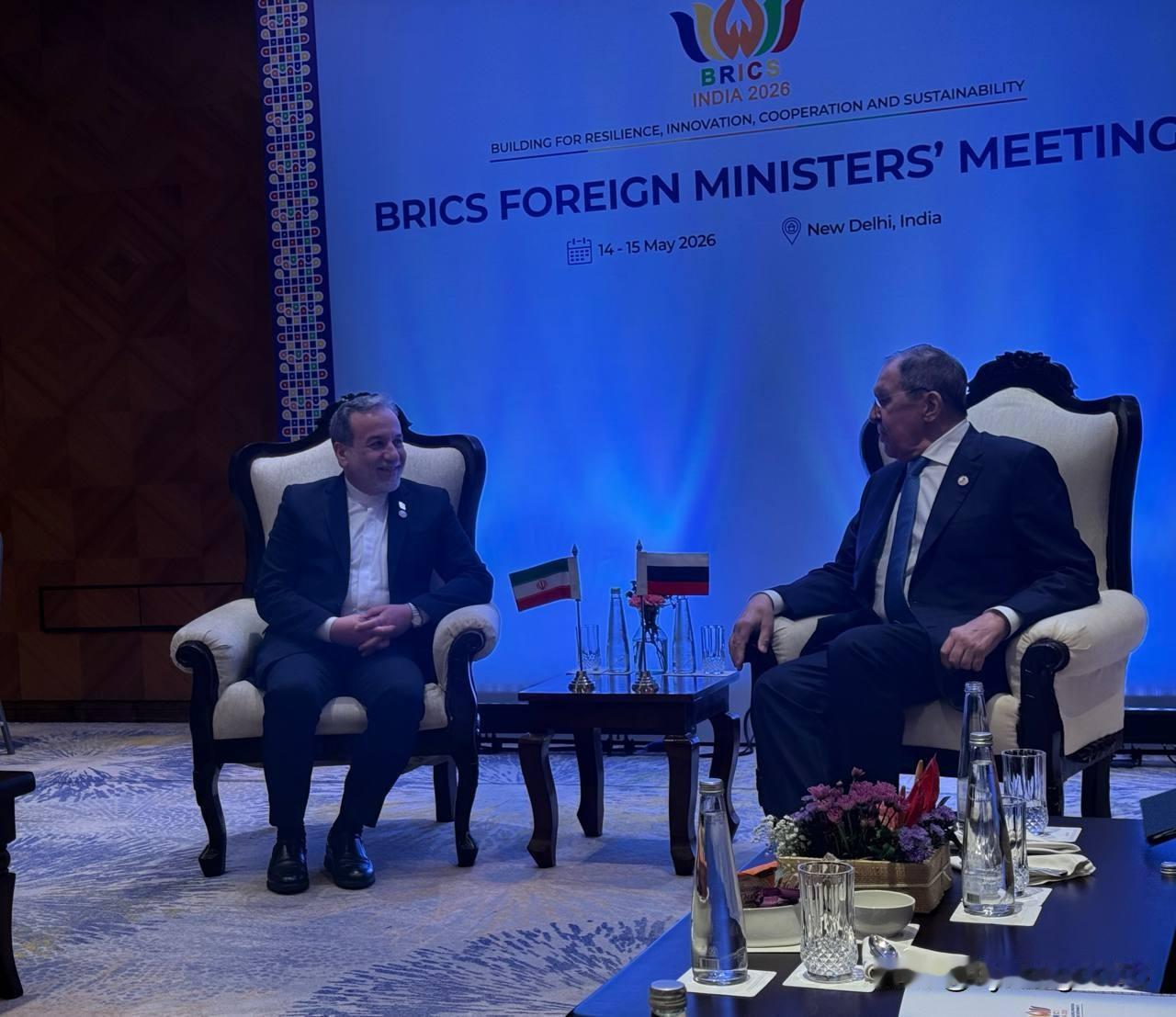 🇮🇳🇷🇺🇮🇷俄伊两国外长在新德里举行会谈