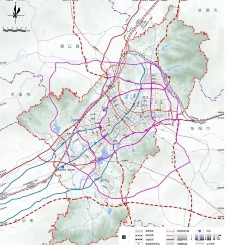 义乌市高铁交通规划
目前，义乌市境内有沪昆高铁和杭温高铁。附属高铁站义乌站和义务