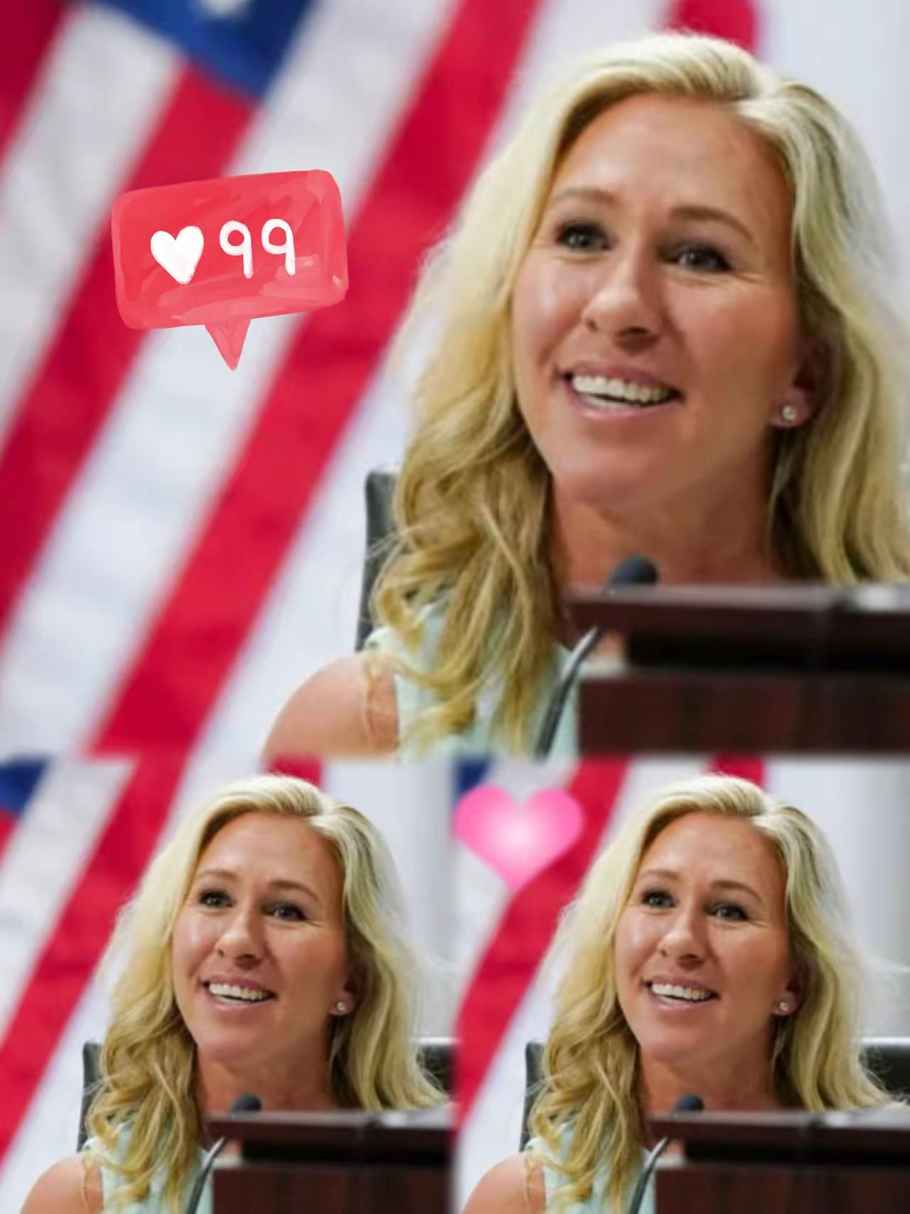 美国共和党议员玛乔丽，怒斥美式霸权，字字诛心，她说萨达姆倒台，我们喊解放伊拉克，