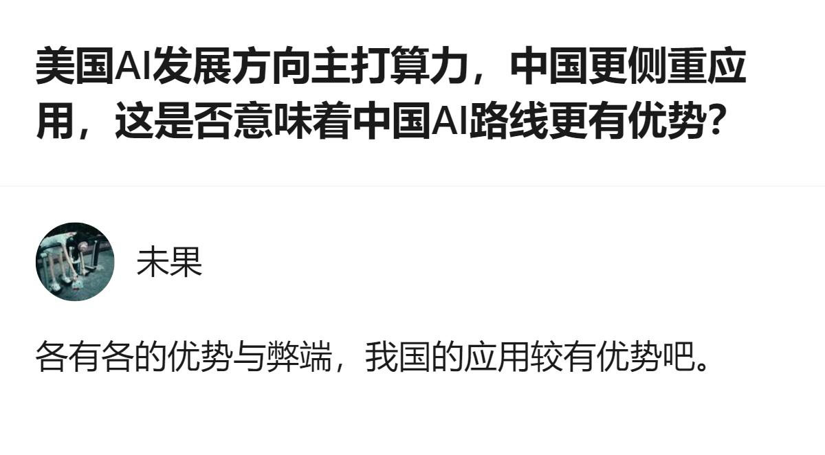 从现有信息看，阎学通将中美归为AI生产国，指出美国主打算力、中国侧重应用，且美国