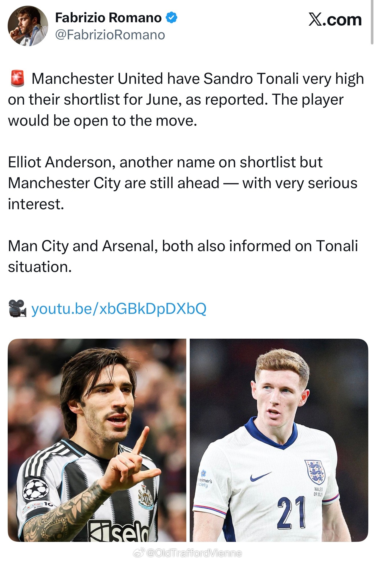 依然是托纳利的新闻和曼联绑定了上一个效力曼联的意大利人是______ 