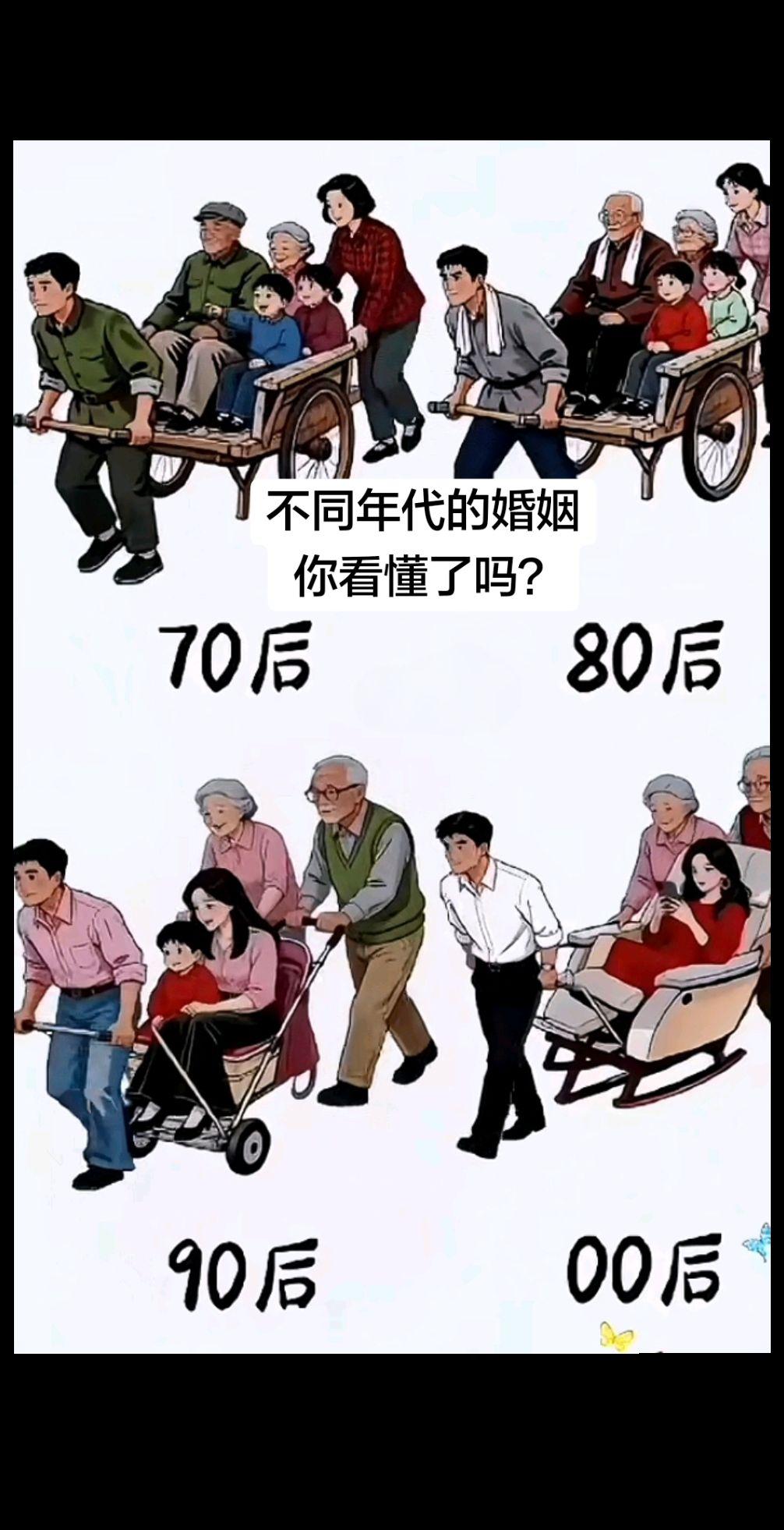 不同年代的婚姻，你认同吗？