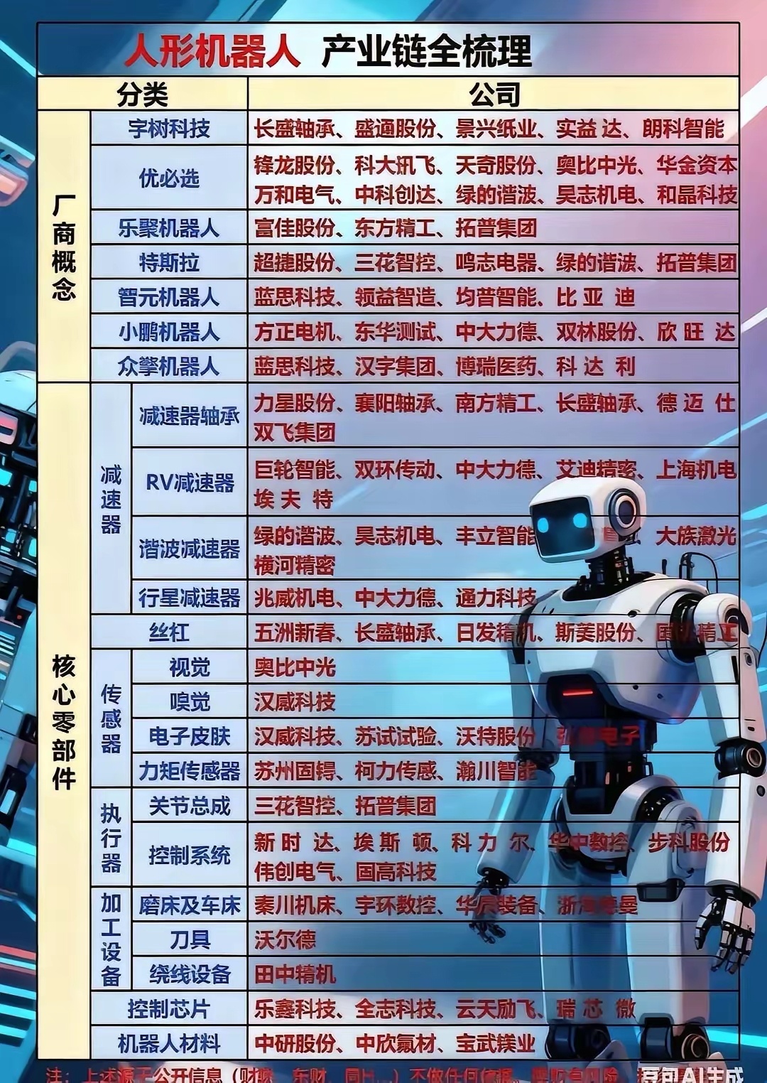 人形机器人！人形机器人！人形机器人！工业革命或称科技革命，本质是利用新技术高科技