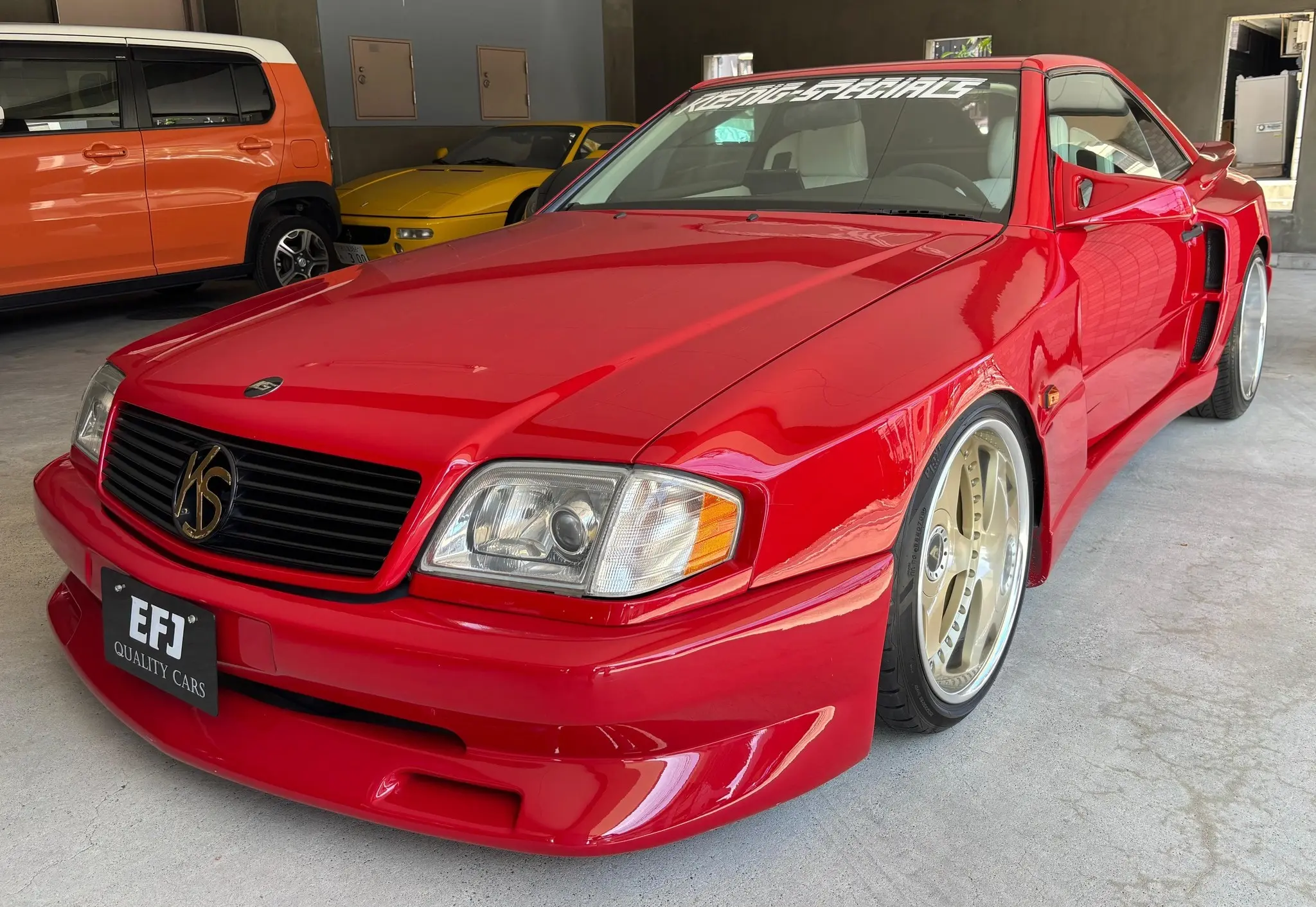 红色战车。Koenig Specials SL500 Kompressor