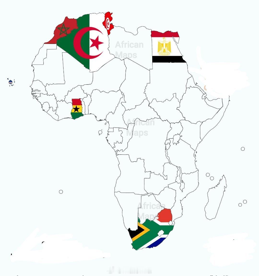 这些非洲国家获得了 2026 年 FIFA 世界杯的参赛资格：摩洛哥🇲🇦、突