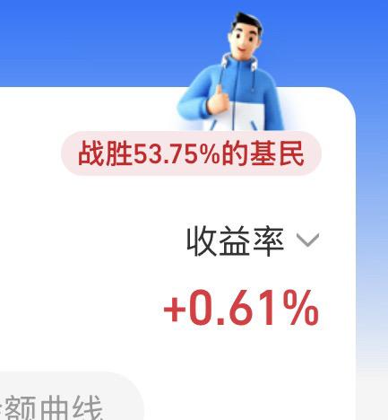 也就是说，超过一半的基民收益率不足1%。