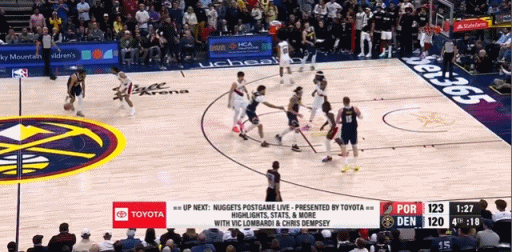 戈登真是大心脏开拓者vs掘金