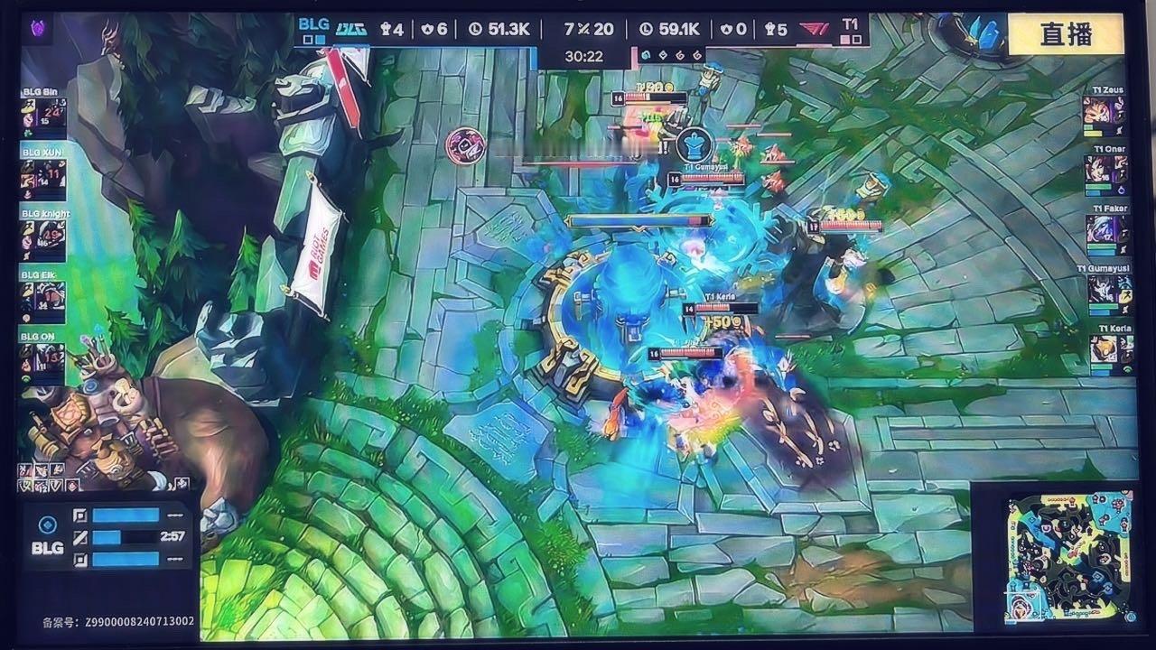 可惜！T1二比一BLG晋级本次电竞世界杯四强！同时BLG也将告别本次电竞世界杯！