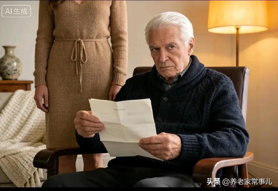 80 岁老人要立遗嘱给女友存款。
不是糊涂，是真精明！
 
一位80岁老人，打算