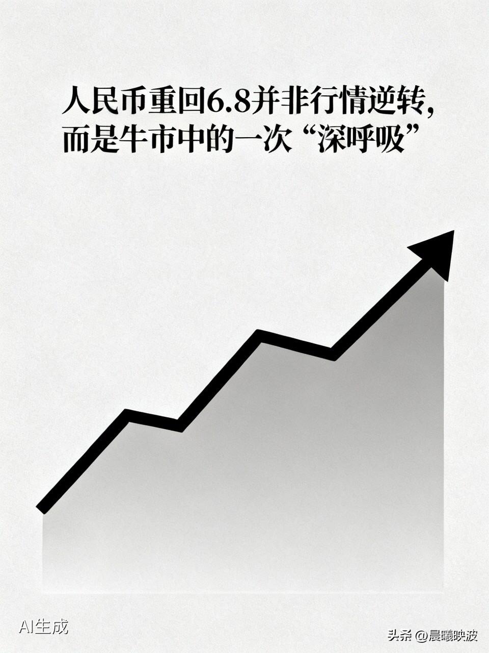 人民币重回6.8并非行情逆转，而是牛市中的一次“深呼吸”

最近，外汇市场画风突