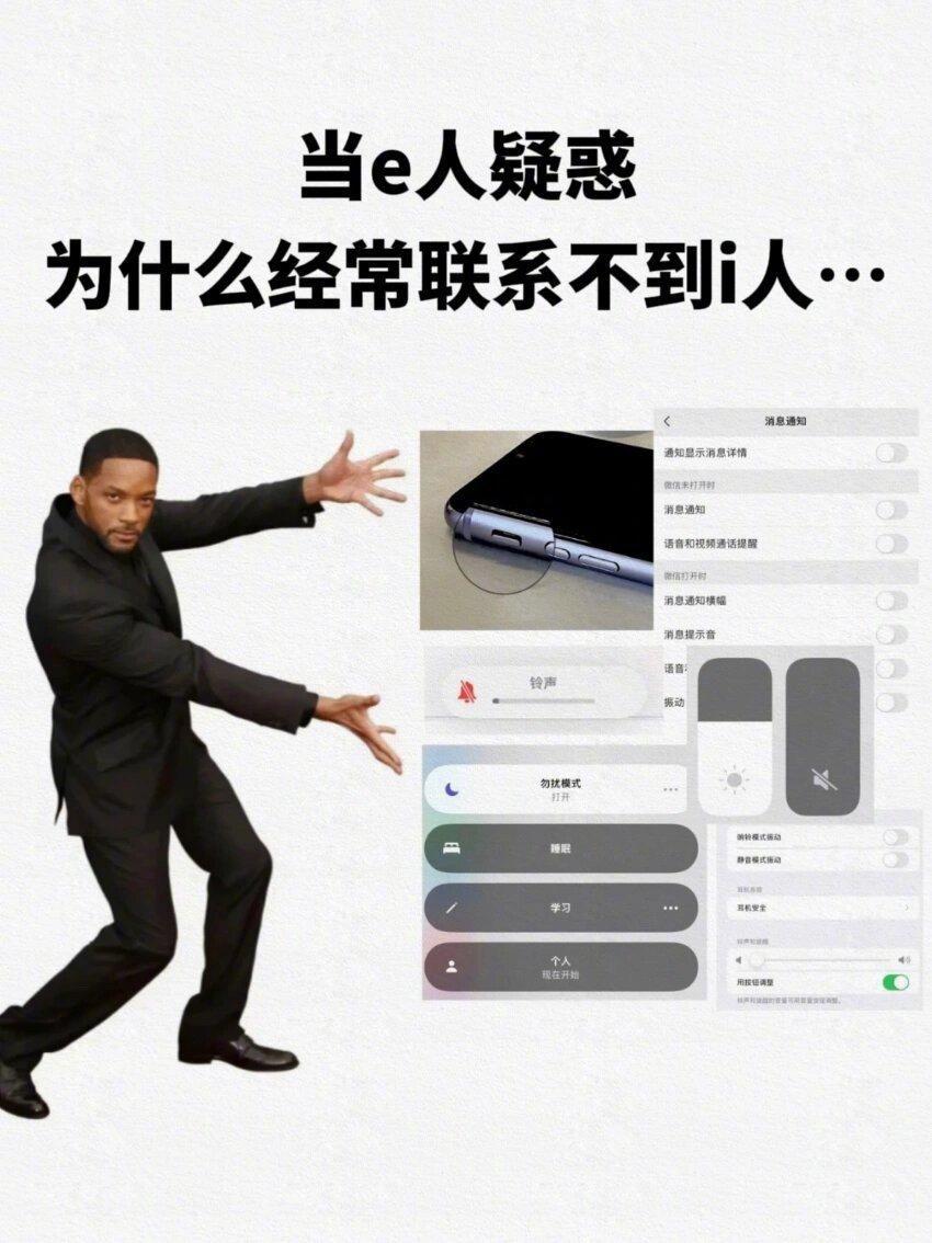 #龙年造梗大赛# 当e人疑惑为什么经常联系不到i人： ​​​
