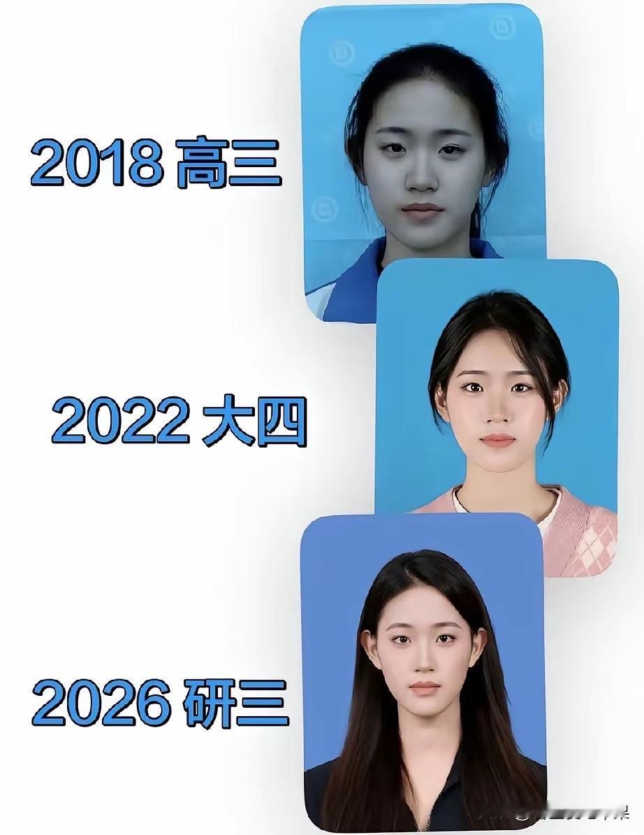 同一个人，不同的年龄段！