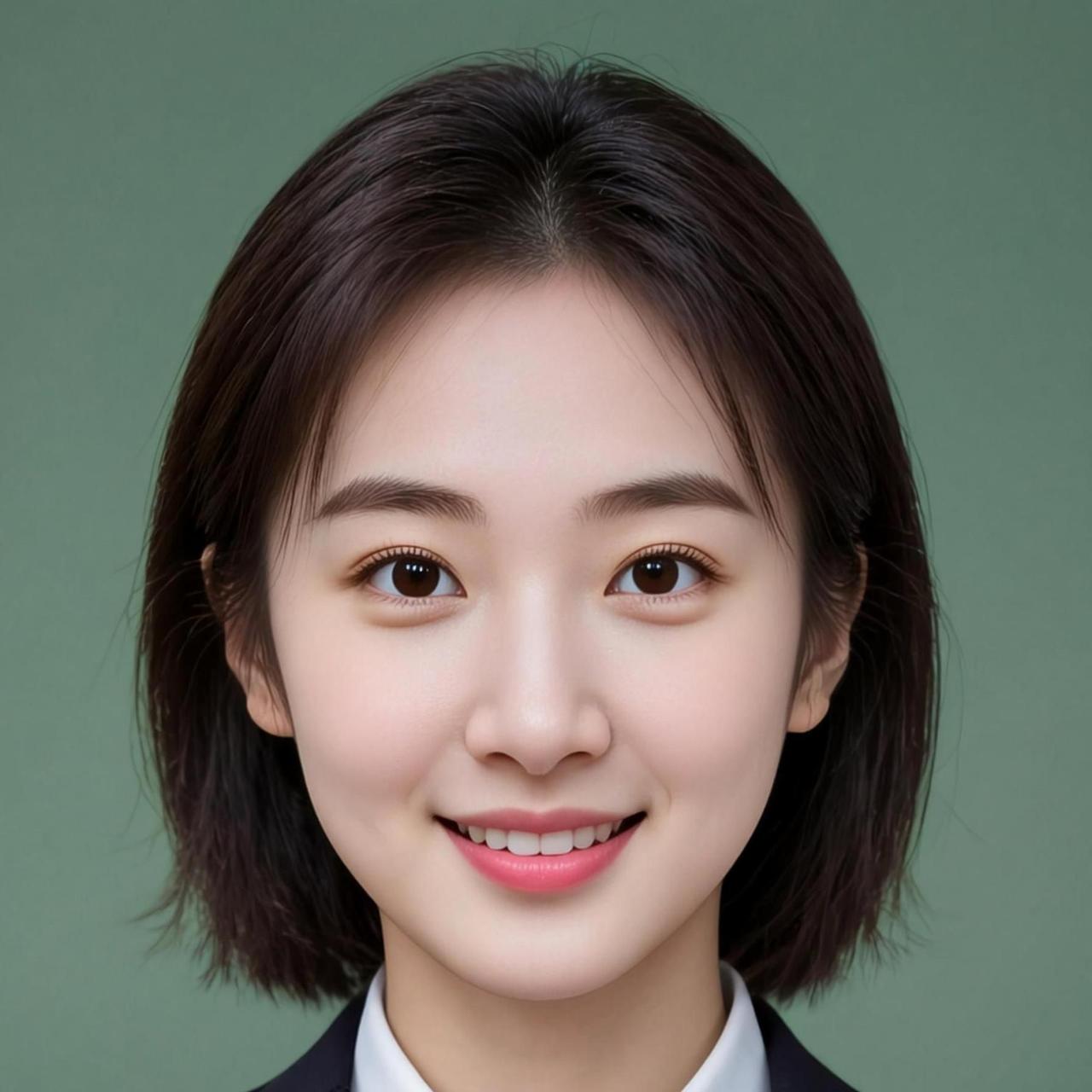 正装证件照 抖音ai创作 高颜值