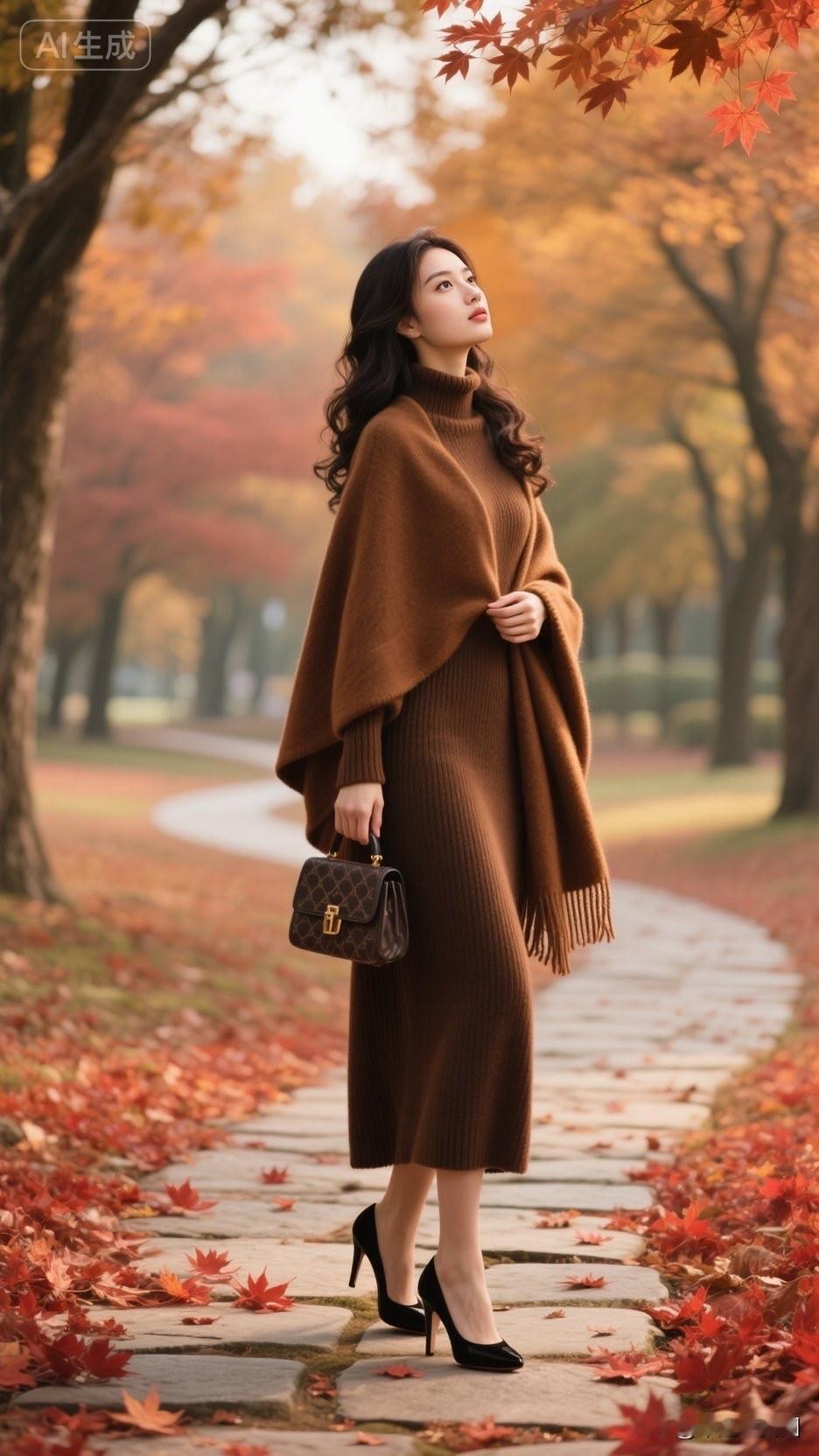 秋日漫步，暖阳下的时尚穿搭