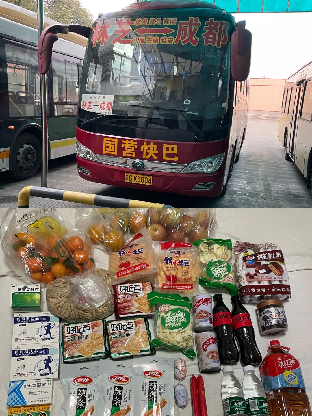 坐3天2晚的大巴前往林芝，准备充分现在出发