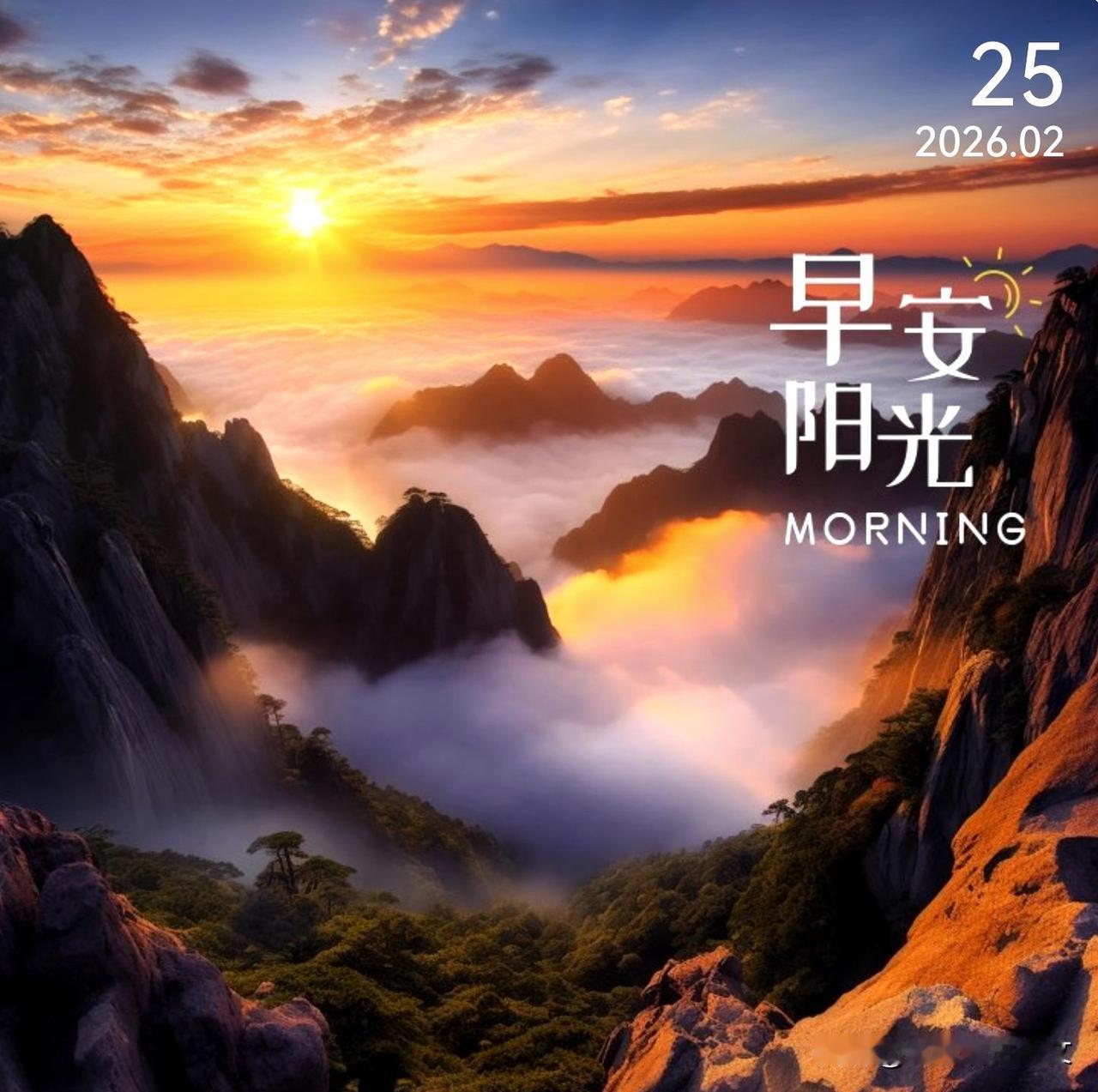 清晨的风带着暖意，阳光洒在肩头，新的一天充满希望。别怕路远，脚步不停，每一步都在