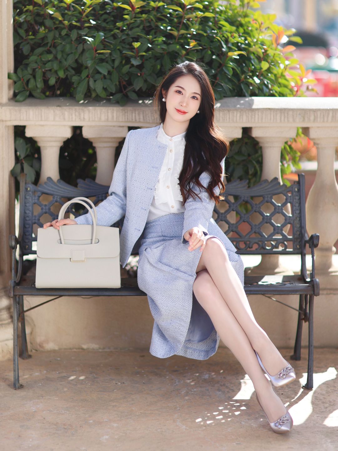 气质女高管春游啦🌸