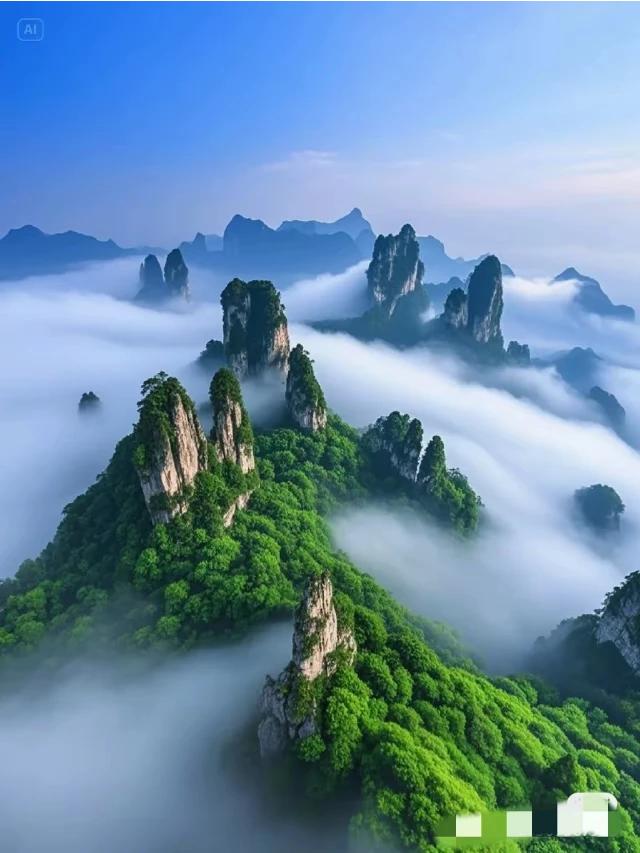 上联：绿水无言万浪欢
下联：青山有情百川幽