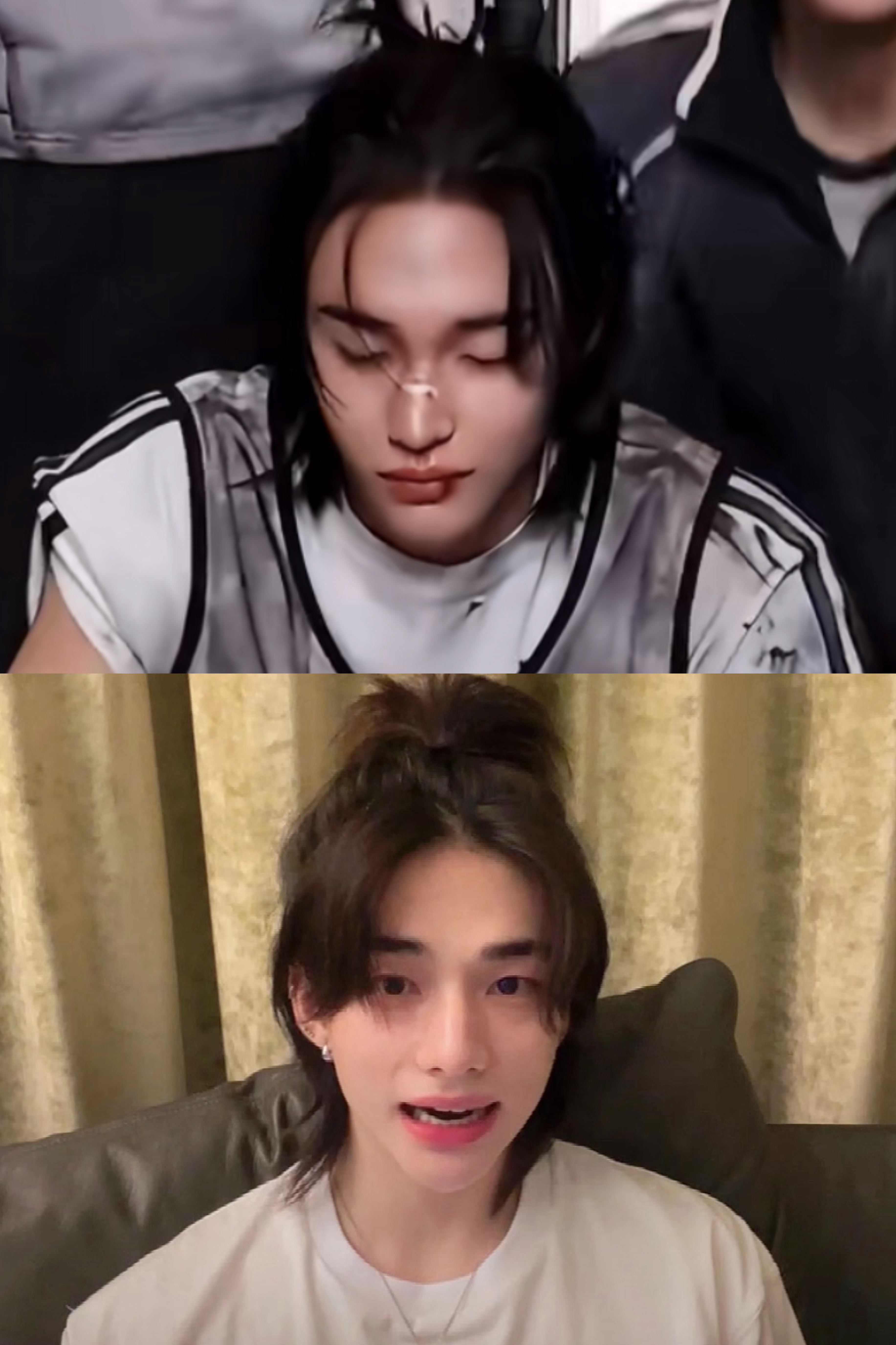 朴元彬扎了母亲黄铉辰同款丸子头 算不算青出于蓝而胜于蓝 