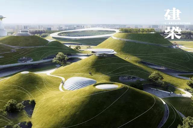 建筑“隐身”！全球最大的覆土建筑群完整亮相，这才是人与自然的双向奔赴
 
你见过