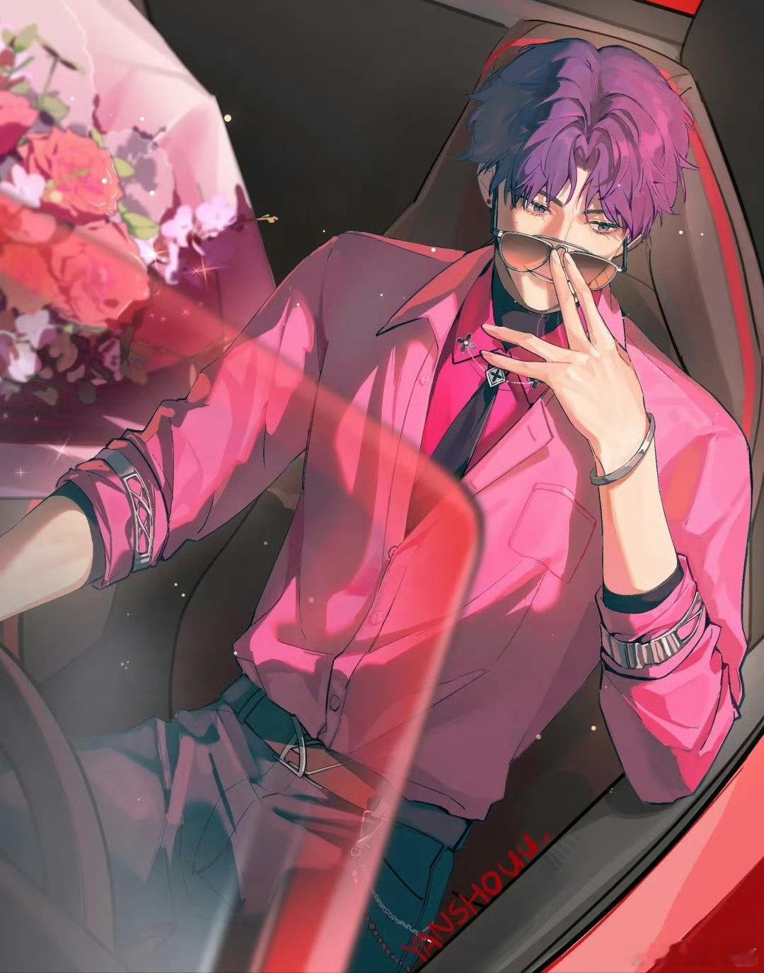 祁煜粉衬衫不同凡响祁煜登场，手到擒来。完全老公王，不说了我要坐上祁总副驾兜风了 