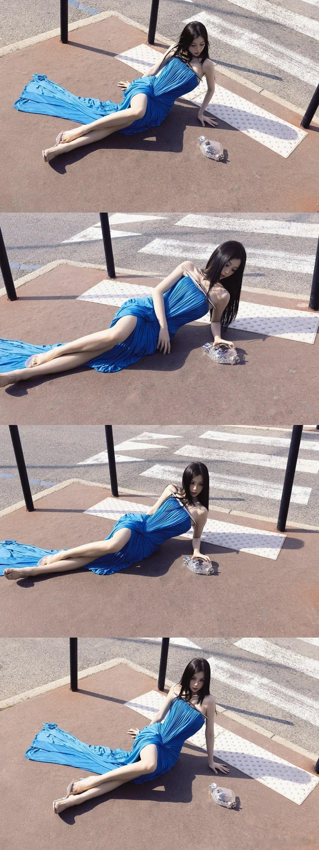 这是虞书欣嘛？赵露思粉丝说，瘦脸拉腿拉满了，给后期老师累坏了都 