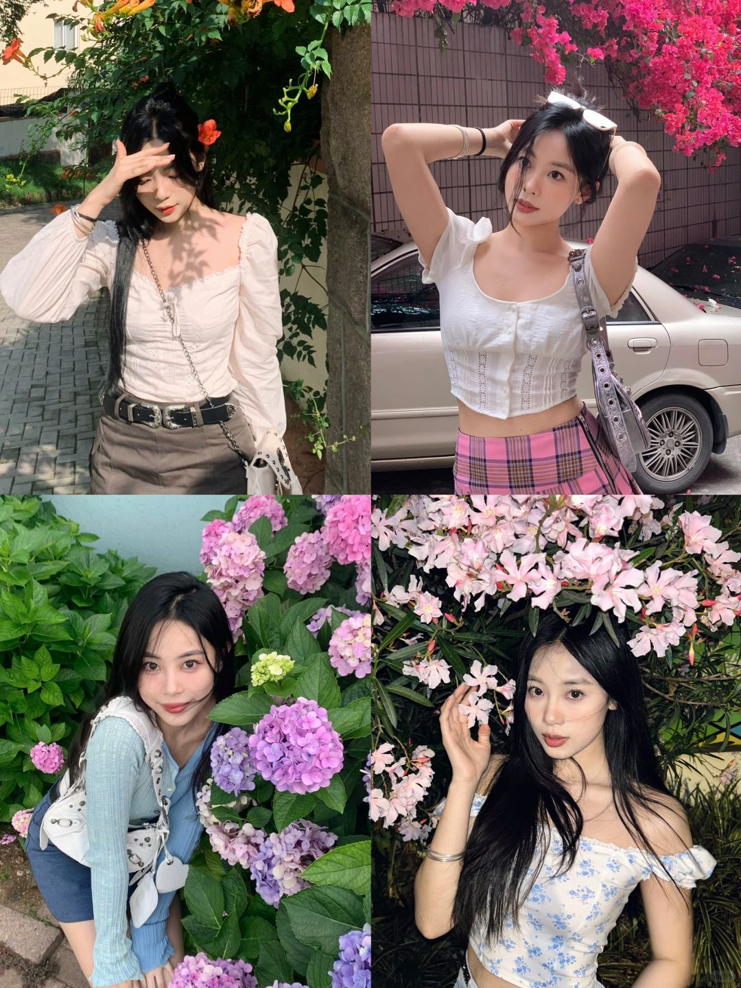 遇到花墙怎么拍🥀哪有女孩不喜欢花
