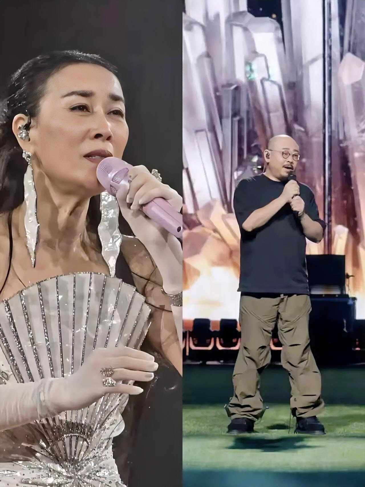 那英这场演唱会，如果非要和刀郎比较，那我只能说，她比刀郎强在了助阵的朋友比较多。