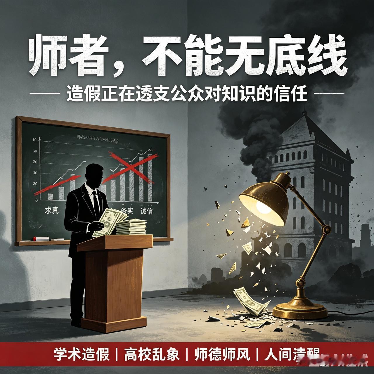 大学教授频频学术造假：身居高位却失底线，与禽兽何异？

近些年，高校教授学术造假
