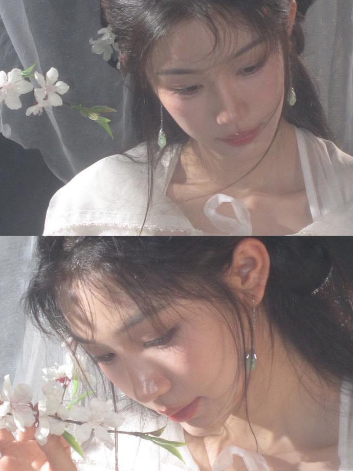 张南梨花写真神女降临  每一张照片都美得让人挪不开眼球的呀，张南梨花写真神女降临