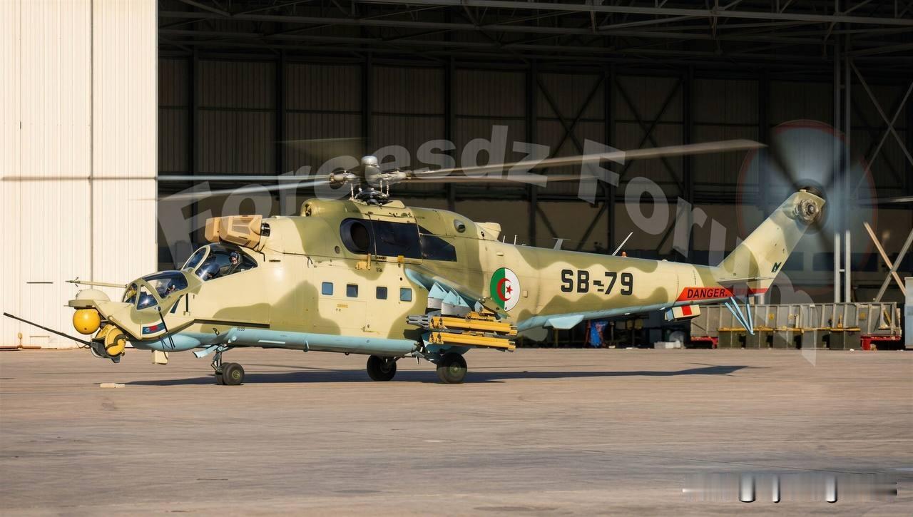 🇩🇿阿尔及利亚武装部队的现代化米-24“超级雌鹿”Mk. III型攻击直升机
