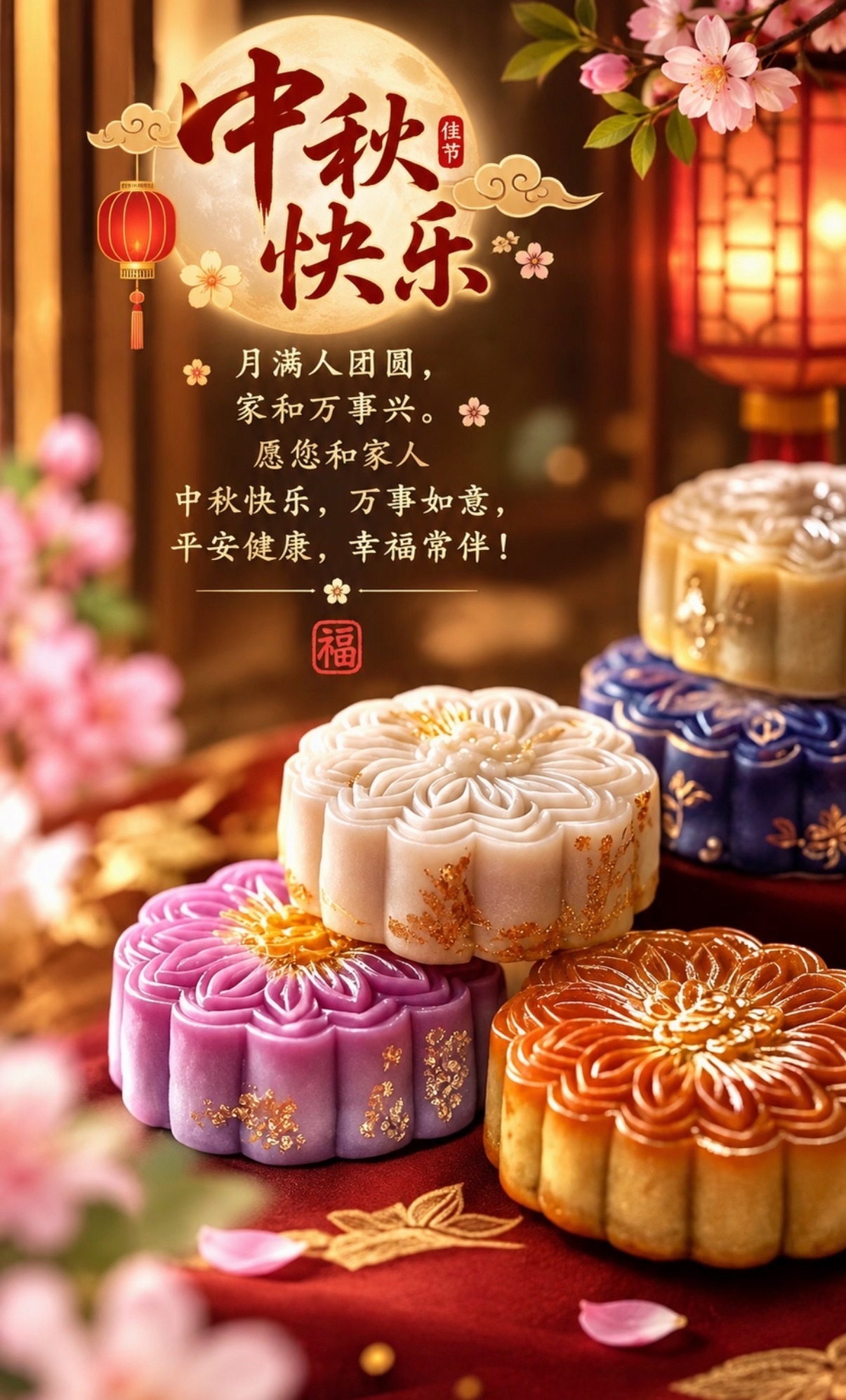 兄弟们，中秋快乐🥮月满人团圆，家和万事兴。愿您和家人中秋快乐，万事如意，平安健