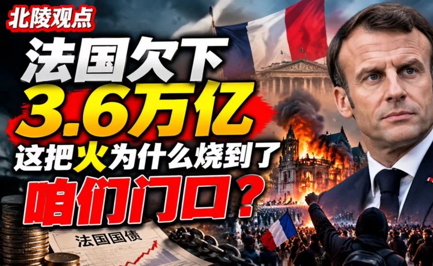 法国欠下3.6万亿，这把火为什么烧到了咱们门口