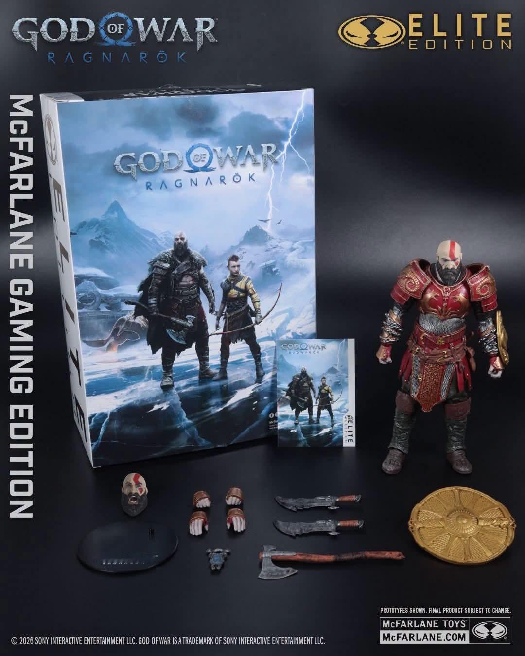 McFarlane Toys 发布  God of War: Ragnarok 