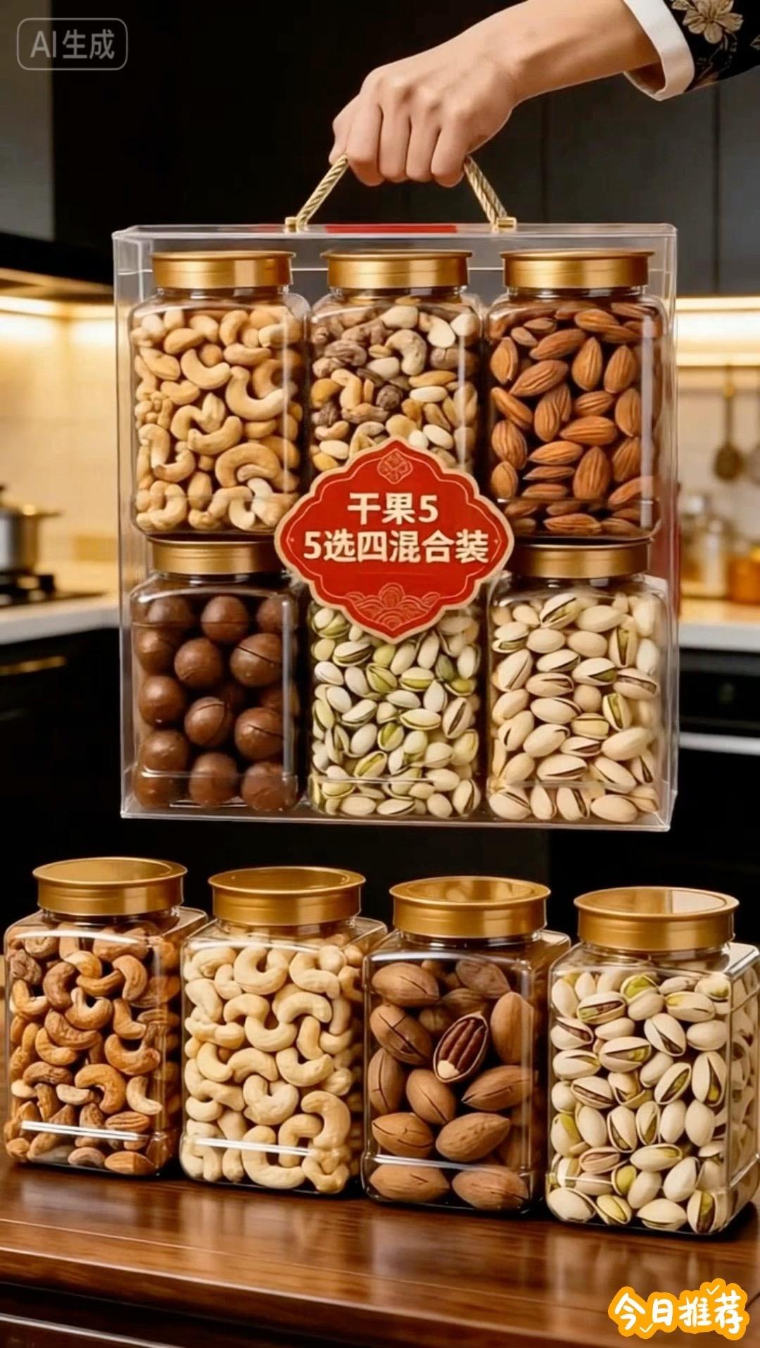 干果零食分享 年货备起来 坚果 夏威夷果