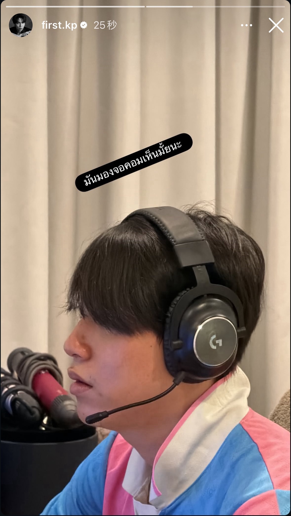 调侃弟弟🤣🐈‍⬛：他看得见电脑屏幕吗？ ​​​