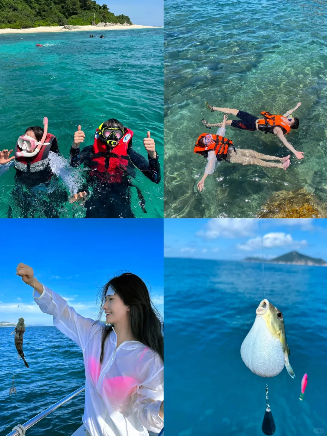 这两天涠洲岛开始停电啦丨出海浮潜海钓吧