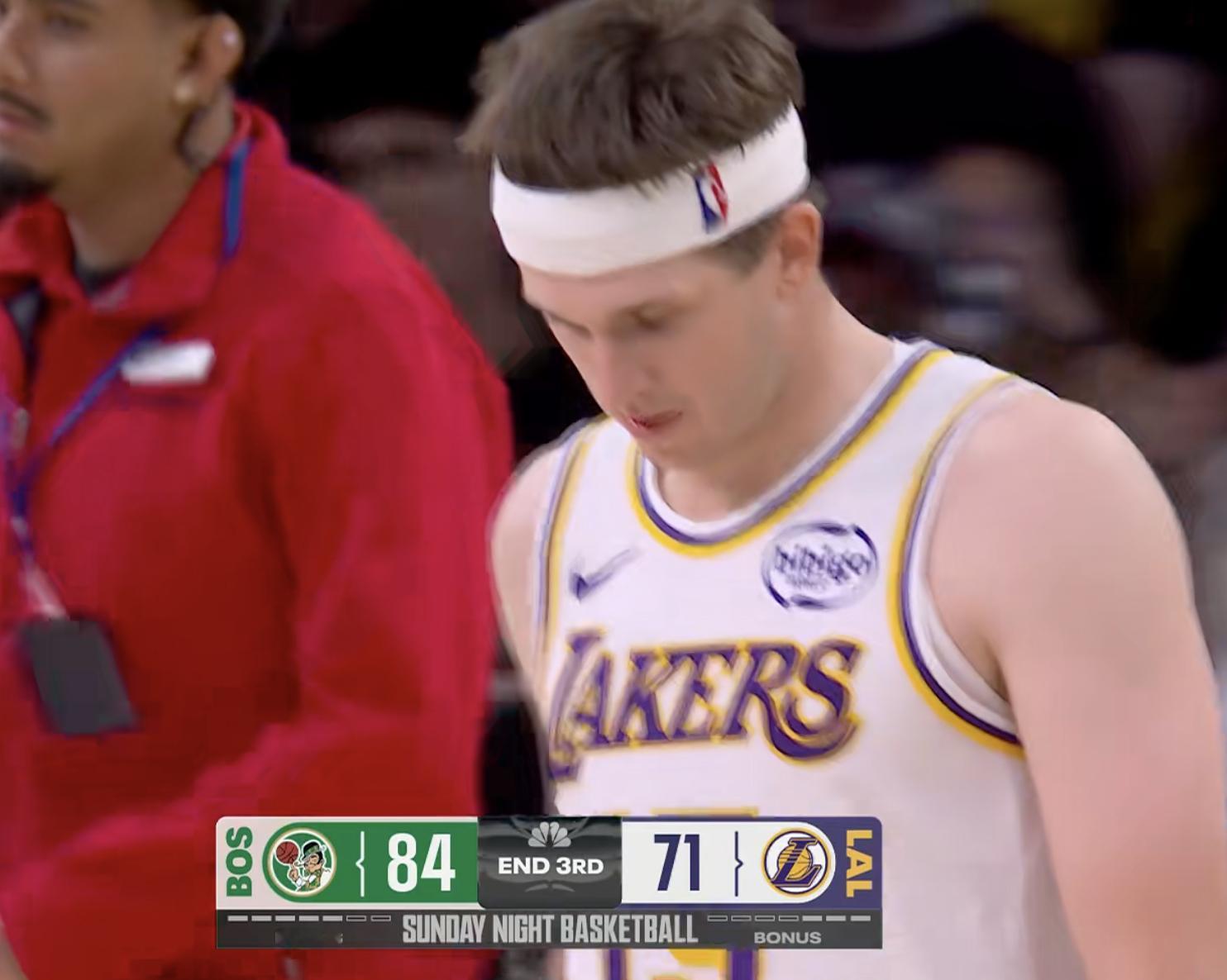 三节结束，湖人71-84凯尔特人，怎么说？凯尔特人vs湖人