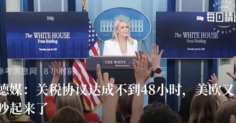 欧盟各国反悔了。

冯德莱恩让欧盟出6000亿美元给美国投资，然后美国对他们的关