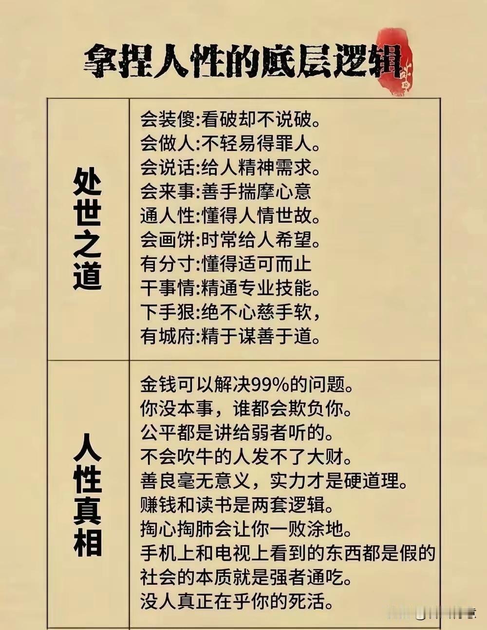 揭秘人性底层的10条逻辑，让你看透人心！