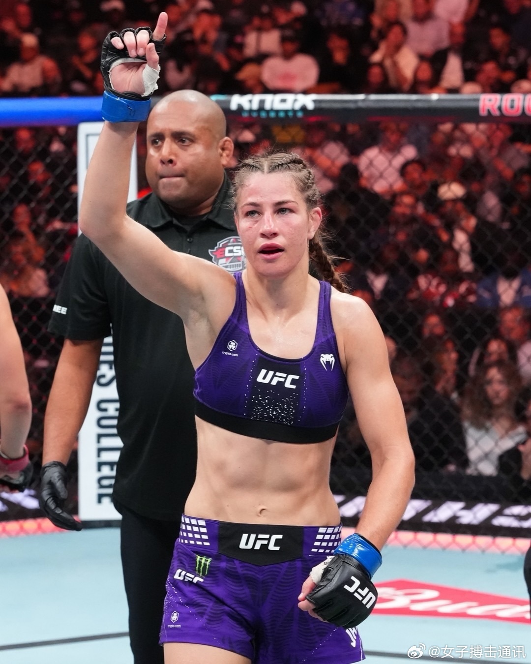 UFC 战果——今天的联合主赛中，贾姐下狗逆袭，创下了今天最大的冷门两个地面选手