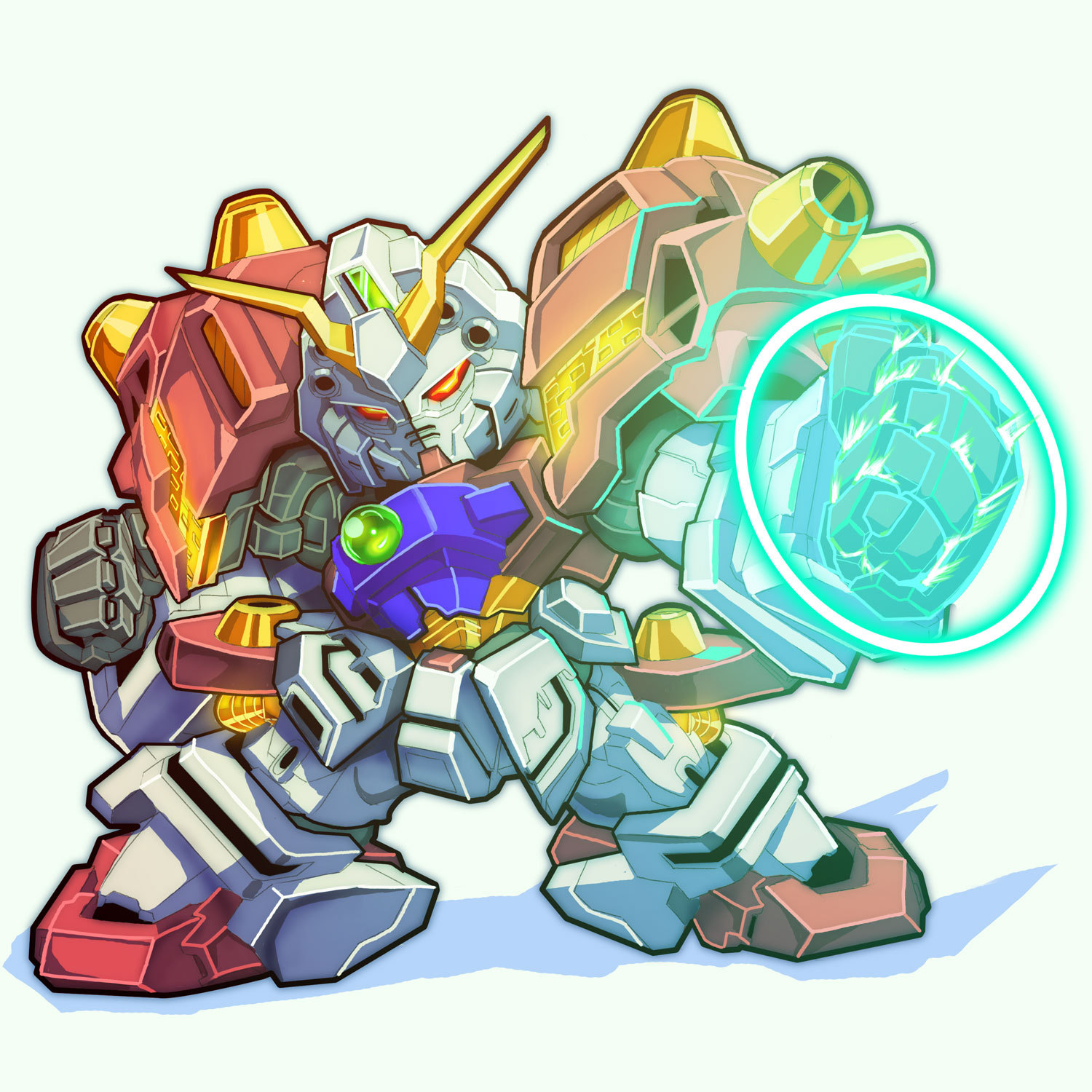 闪光恶魔拳师（via ラムネ粒）高达