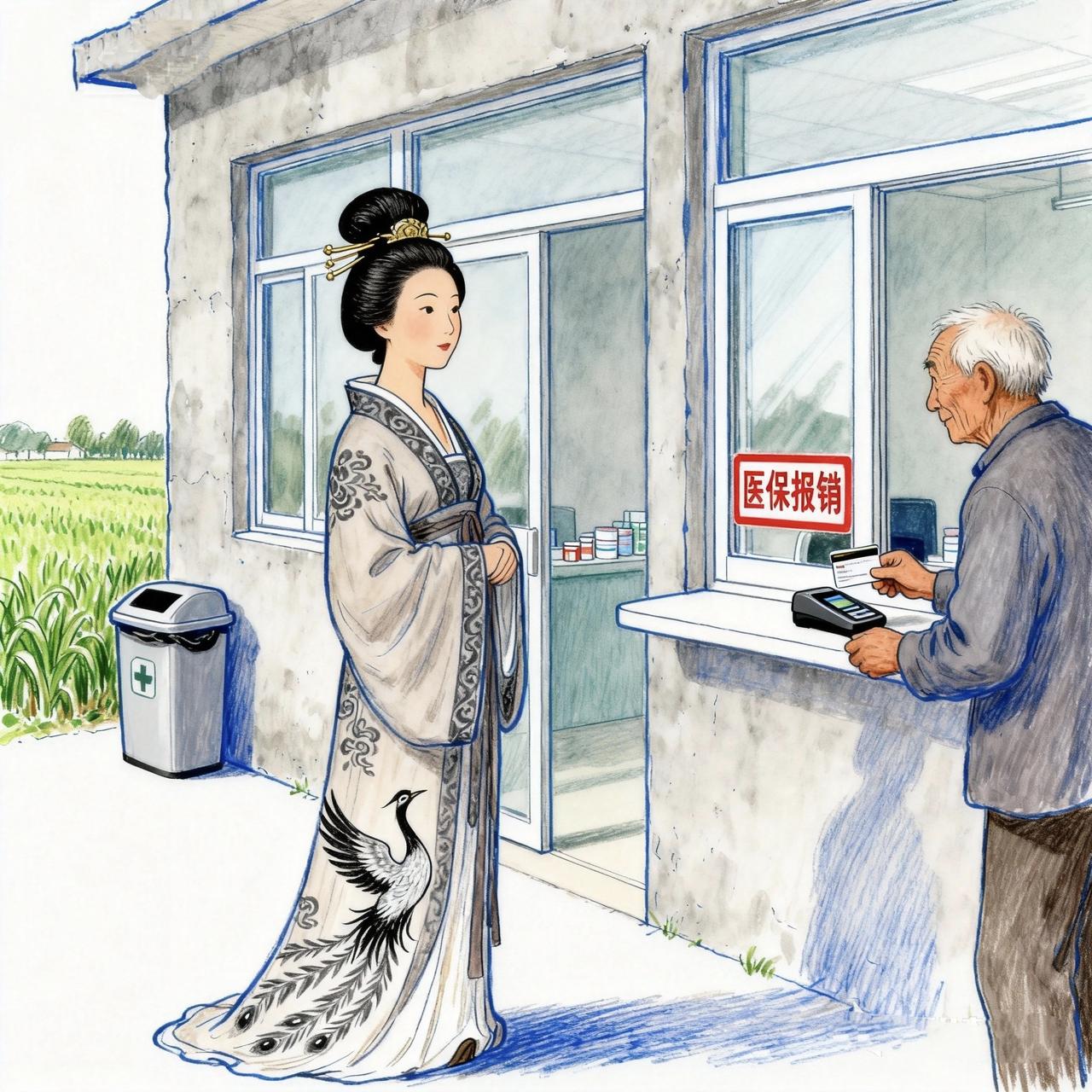 武则天看到医保覆盖乡村成果，沉默良久：“劝农桑”竟能这般落地……

朕以为“田畴
