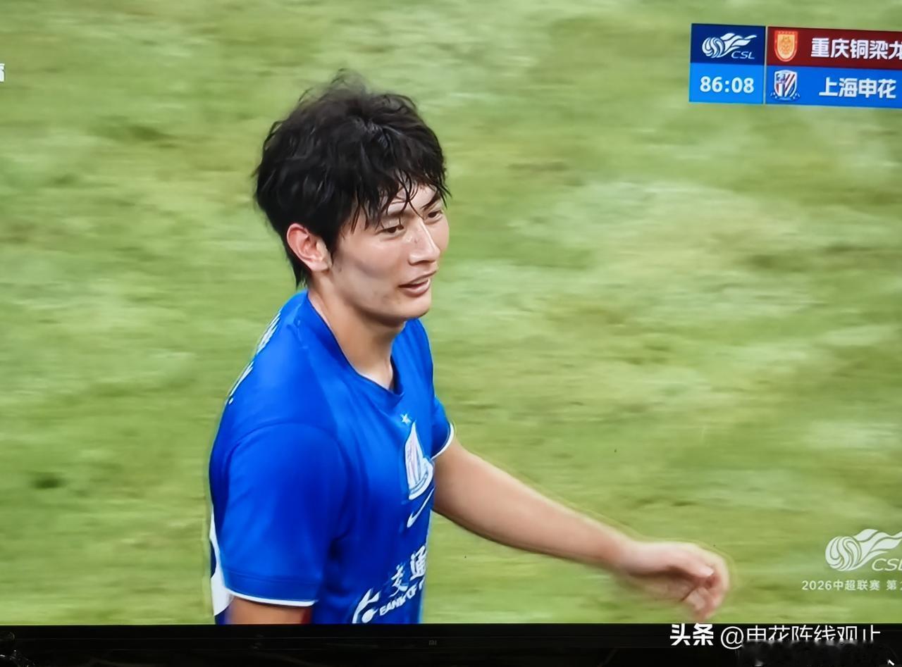 85分，申花替补杨浩宇进球，3:0。 ​​​