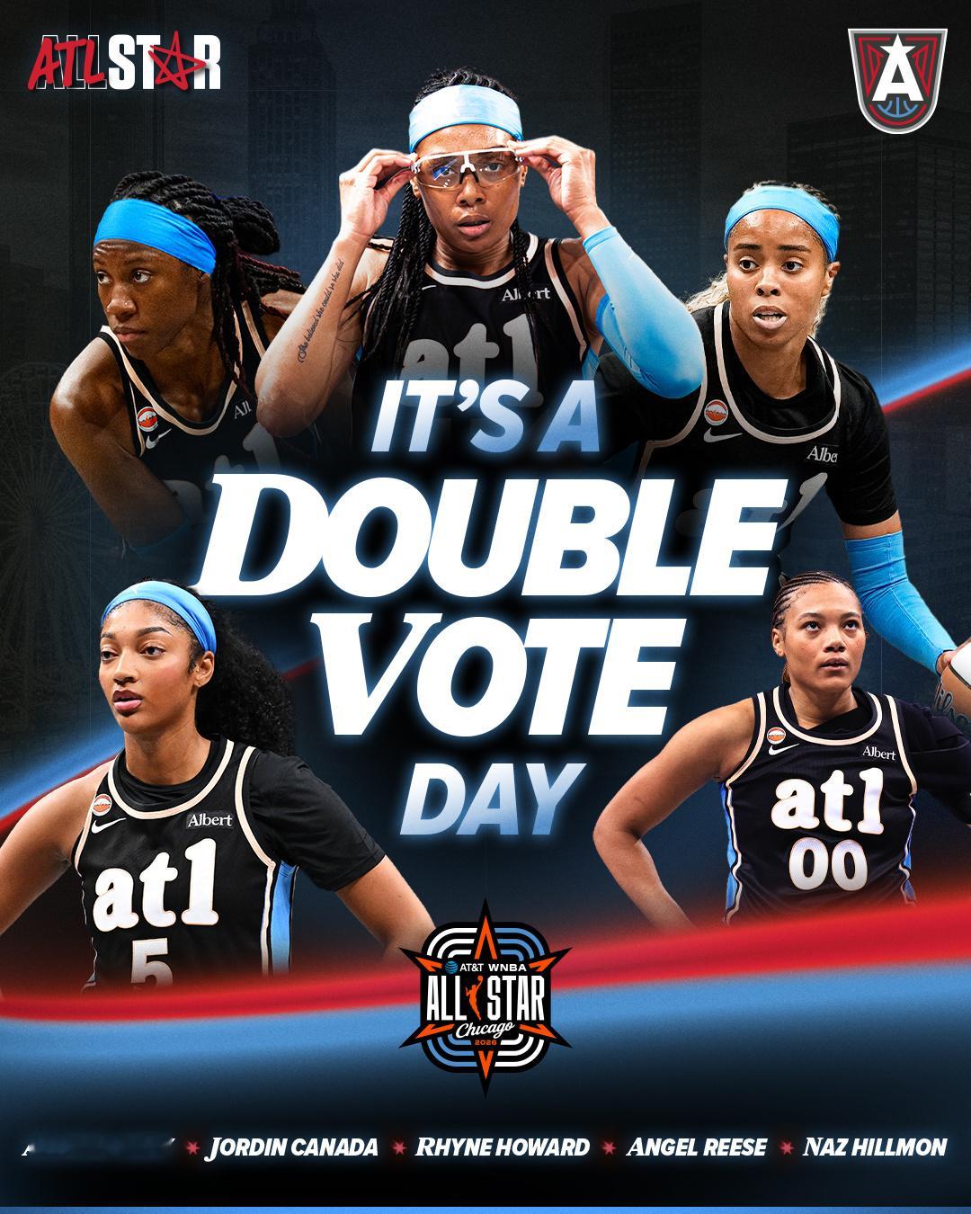 首个双倍投票日应该还有最后1个多小时 各位记得投票WNBA2026