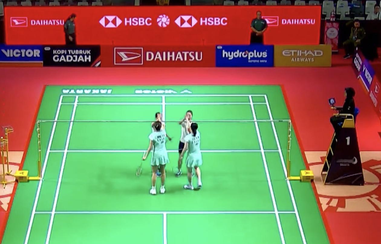 罗徐敏/王漪朵🇨🇳 21-12、21-9 🇭🇰范嘉茵/尤漫莹下轮对手：阿