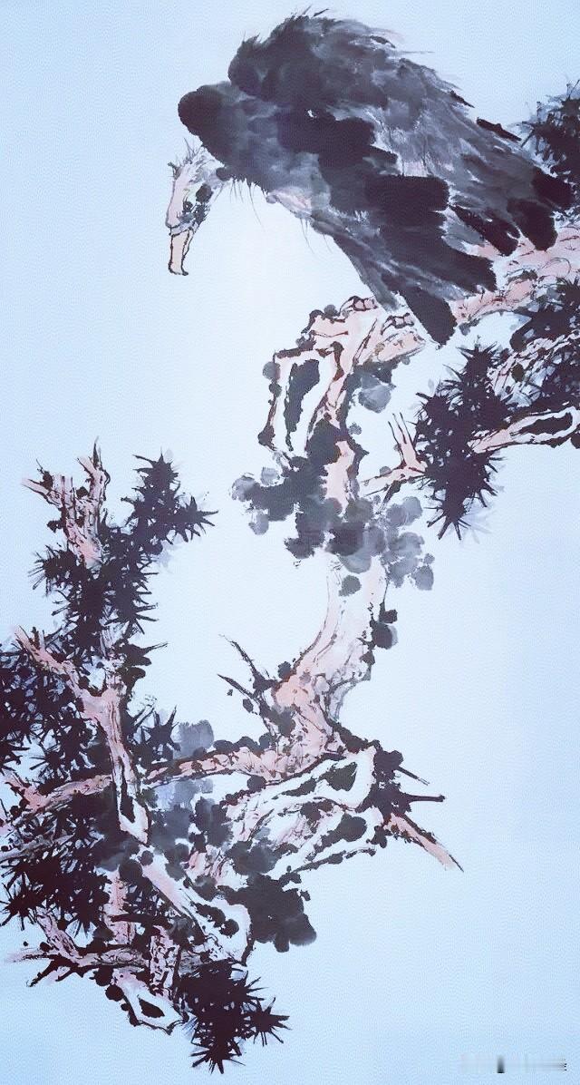 仿潘天寿大师《松鹰图》
博方家一笑
[大笑]
松鹰国画 潘天寿画 潘天寿书画 水